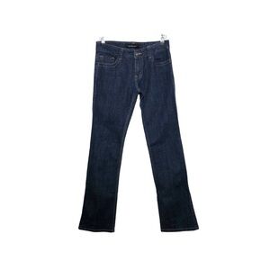 Calvin Klein Jeans Women’s Cotton Blend Mid Rise Lean Bootcut Dark Wash Jeans 6